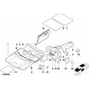 BMW Microfilter Sound Insulation Housing - Genuine BMW 51488160432