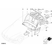 BMW Sound Insulating Door Rear Right - Genuine BMW 51488163876