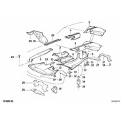 BMW Heat Insulation Tunnel - Genuine BMW 51488181381