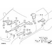 BMW Heat Insulation Front Left - Genuine BMW 51488402421