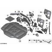 BMW Sound InsulationEngine Compartm.Right - Genuine BMW 51489119890