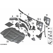 BMW Sound InsulationEngine Compartm.Right - Genuine BMW 51489138482