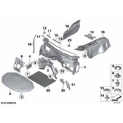 BMW Sound Insulation Tunnel - Genuine BMW 51489175054