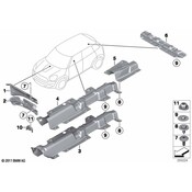 MINI Floor Pan Heat Shield - Genuine MINI 51489800657