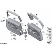 MINI Door Interior Reflector - Genuine MINI 51492756206