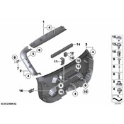 BMW Bracket Right - Genuine BMW 51492991944
