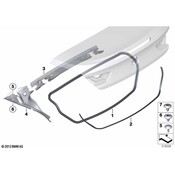 BMW Gutter Strip (1504mm) - Genuine BMW 51497285623