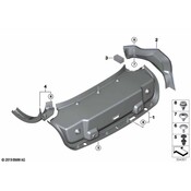 BMW Quarter Panel Gutter - Genuine BMW 51497417242