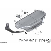 BMW Deck Lid Trim - Genuine BMW 51497458451