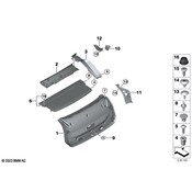 BMW Cargo Cover - Genuine BMW 51497483726