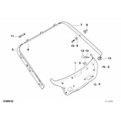 BMW Right Panel Tail Lid (Black) - Genuine BMW 51498191270