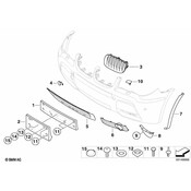 BMW Pressure Lip Seal Front Right (M) - Genuine BMW 51643414884