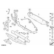BMW Support Hood Catch - Genuine BMW 51647008851