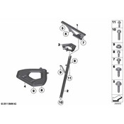BMW Protective Skid Rear - Genuine BMW 51647212831