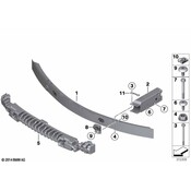 BMW Deformation Element Right - Genuine BMW 51647274660