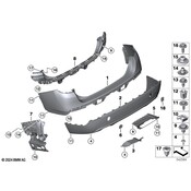 BMW Covering Lower - Genuine BMW 51647307791
