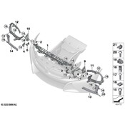 BMW Support Headlight Arm Right - Genuine BMW 51647339110