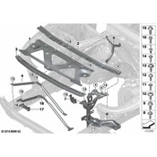 BMW Radiator Support Panel Reinforcement - Genuine BMW 51647357208