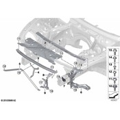 BMW Radiator Support Panel Reinforcement - Genuine BMW 51648081733
