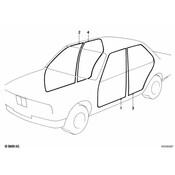 BMW Edge Protection Left - Genuine BMW 51711906925