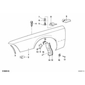 BMW Rubber Seal - Genuine BMW 51711917009