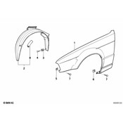 BMW Covering Right - Genuine BMW 51711944364