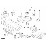 BMW Radiator Support Baffle - Genuine BMW 51712492500