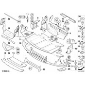 BMW Air Duct Top - Genuine BMW 51717050650