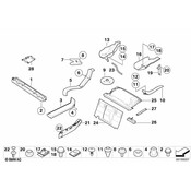 BMW Left Water Channel Cover - Genuine BMW 51717145817