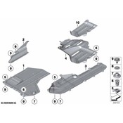 BMW Channel Cover - Genuine BMW 51717212628