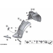 BMW Cover Brake Air Duct - Genuine BMW 51717213647