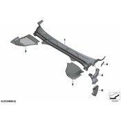 BMW Cowl Side Panel - Genuine BMW 51717435324