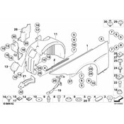 BMW Lid Wheelhouse Cover - Genuine BMW 51717898207