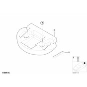 BMW Trunk Tray Breakdown Kit - Genuine BMW 51717906447