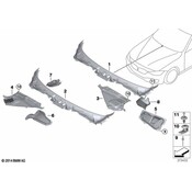 BMW Water Drain Wiper Pivot - Genuine BMW 51718062775