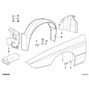 BMW Covering Right - Genuine BMW 51718118992