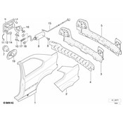 BMW Upper Rubber Cover - Genuine BMW 51718146383