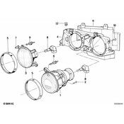 BMW Covering Right - Genuine BMW 51718181380