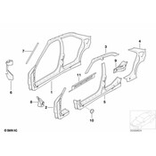 BMW Lock (Sw Seidenmatt) - Genuine BMW 51718227694