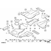 BMW Cover Activated Charcoal Filter Front - Genuine BMW 51718268347