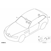 BMW Windshield Seal - Genuine BMW 51718399109