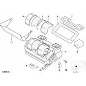 BMW Water Separating Panel - Genuine BMW 51718399498