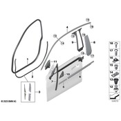 BMW Door Seal - Genuine BMW 51727482946