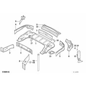 BMW Water Outlet Hose (L=350mm) - Genuine BMW 51738182000