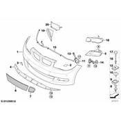 BMW Air Duct Moek Right Closed - Genuine BMW 51740433108