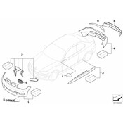 BMW Bmw Performance Cooling-Air Kit 135I - Genuine BMW 51740442875