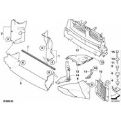 BMW Air Guidance Rear - Genuine BMW 51743415926
