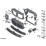 BMW Radiator Support Air Duct - Genuine BMW 51745A29C44