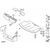 BMW Front Air Duct - Genuine BMW 51747184553