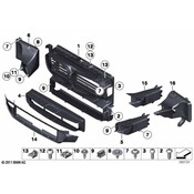 BMW Air Duct - Genuine BMW 51747200771